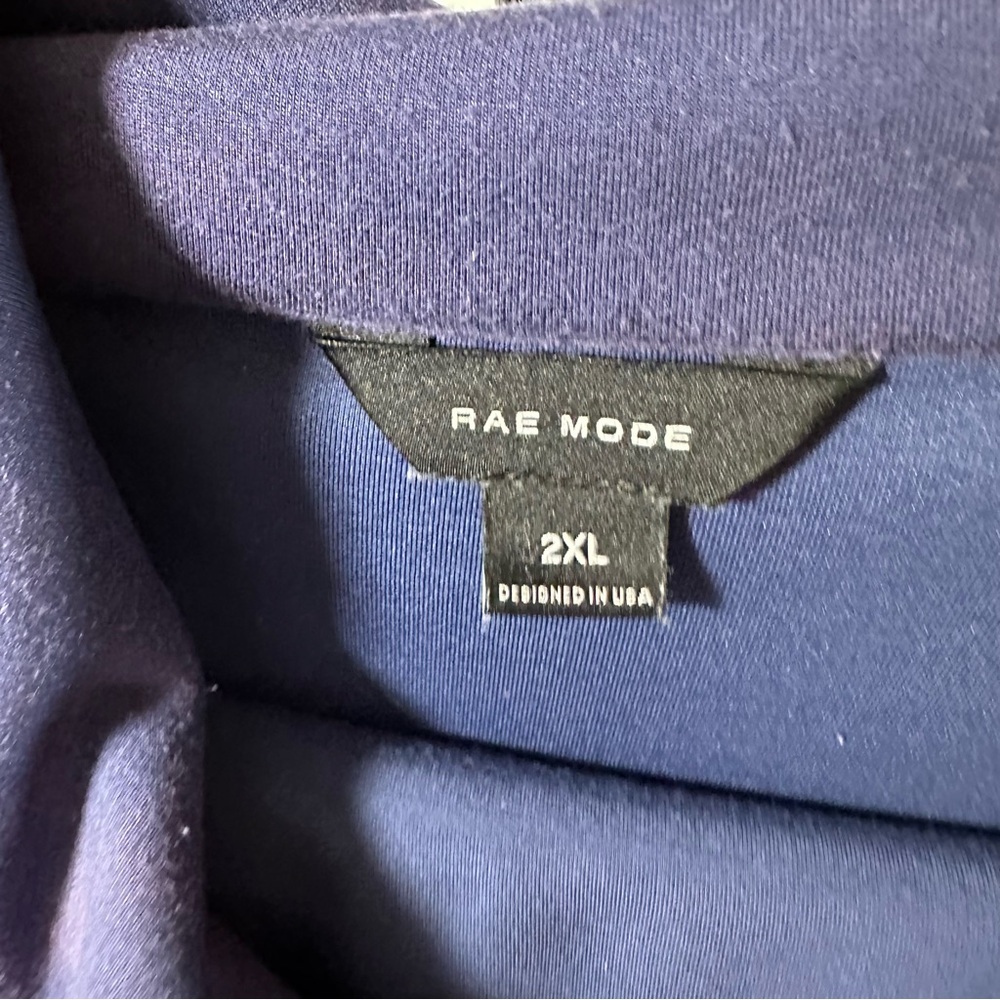 Rae Mode - Modal Lounge Full Zip Jacket - Smoky Navy - 2x (18-22) - - Picture 5 of 10
